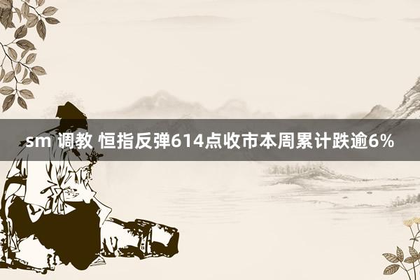 sm 调教 恒指反弹614点收市 本周累计跌逾6%